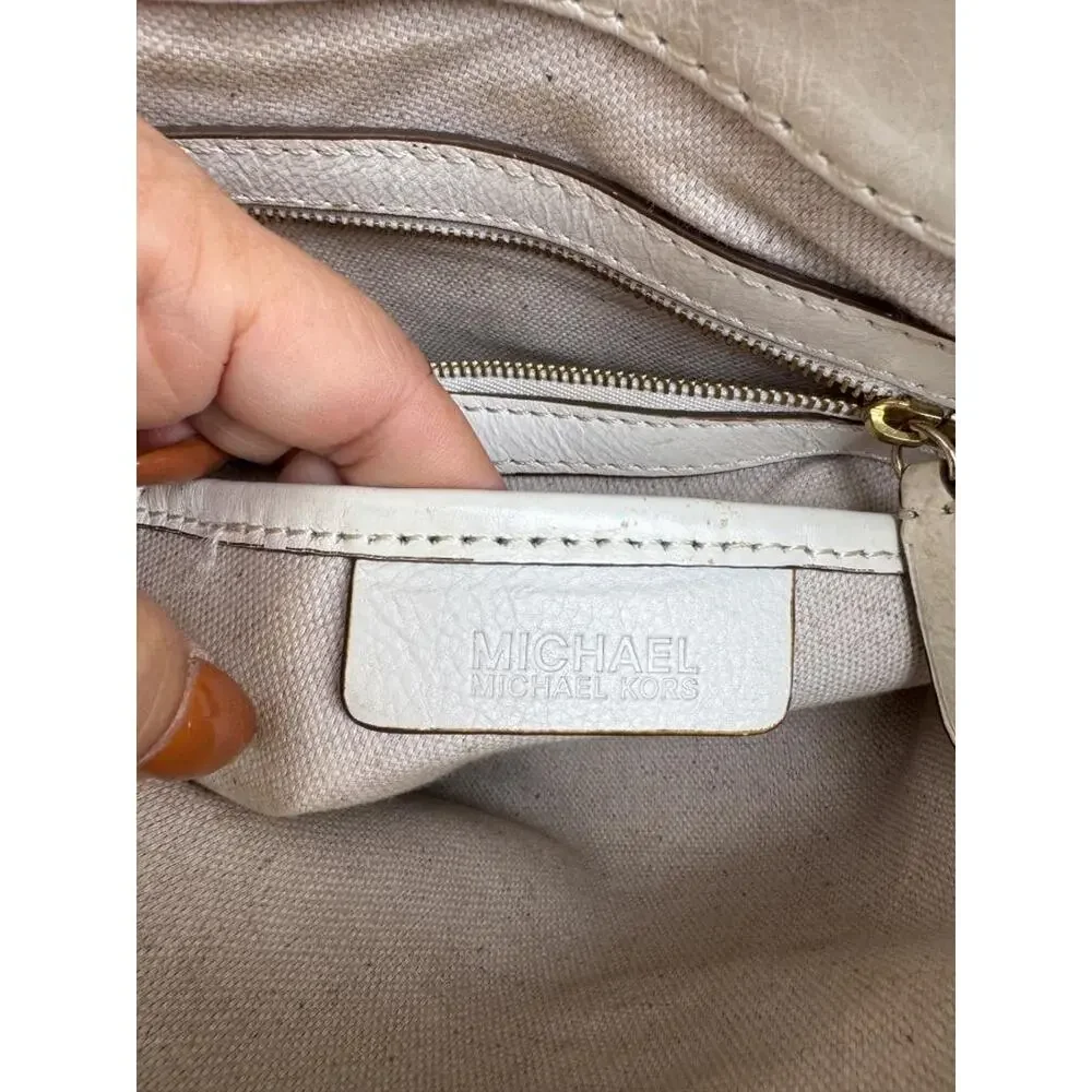 MICHAEL MICHAEL KORS Studded Leather Satchel TOTE BAG (PU150
